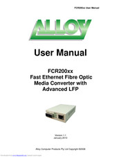 Alloy FCR200 User Manual