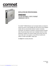 Comnet CNGE4US Installation And Operation Manual