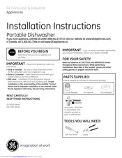 GE GSC3500D00WW Installation Instructions