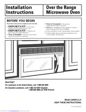 Frigidaire FMV145KB2 Installation Instructions Manual