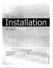Frigidaire FARE4044MW0 Installation Manual