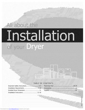 Frigidaire FASE7073NR2 Installation Manual