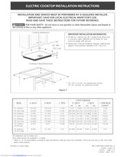 Frigidaire FEC30C4AQE Installation Instructions Manual