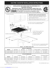 Frigidaire FPEC3685KSB Installation Instructions Manual
