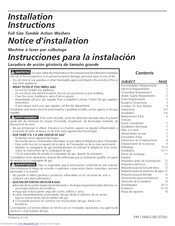 Frigidaire FTF5000HS0 Installation Instructions Manual