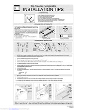 Frigidaire FRT18S6AW3 Installation Tips