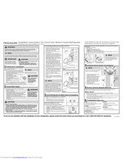 Frigidaire FGHN2844LE8 Installation Instructions