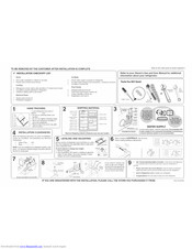 Frigidaire PHT189WHSM2 Owner's Care & Use Manual