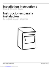 Crosley GLGR1042FC1 Installation Instructions Manual