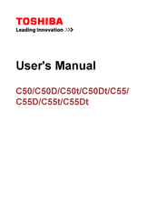 Toshiba Satellite C55t Manuals Manualslib