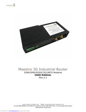 Maestro 3G Industrial Router User Manual