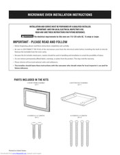 Electrolux EI24MO45IBB Installation Instructions Manual