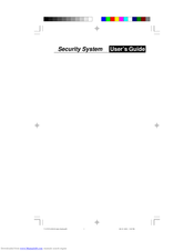 Radionics Security System User Manual