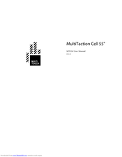 MultiTouch MultiTaction Cell MT550 User Manual