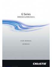 Christie DWU550-G User Manual