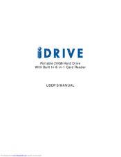 where do you install idrive hard drive