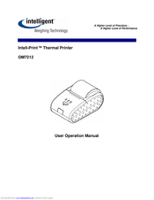 Intelligent Intell-Print OM7212 User's Operation Manual