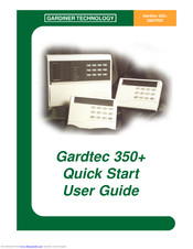 GARDINER TECHNOLOGY Gardtec 350+ 2897PDF Quick Start User Manual