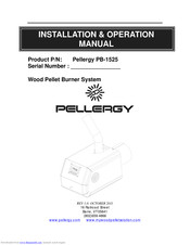 Pellergy PB-1525 Installation & Operation Manual
