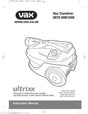 Vax ultrixx V-096 User Manual