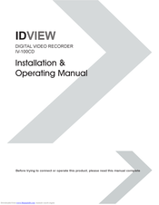 ID View IV-100CD Installation & Operating Manual
