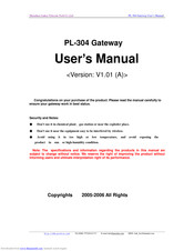 Shenzhen Linksz Telecom PL-304 User Manual