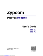 Zypcom Z34-SL User Manual