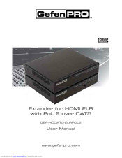 Gefen Pro GEF-HDCAT5-ELRPOL2 User Manual