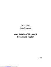 Netis WF-2404 User Manual