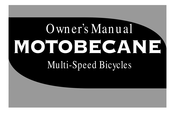 Motobecane Multi-Speed Bicycles Owner's Manual
