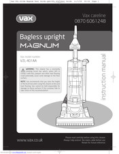 Vax Magnum VZL-401AA Instruction Manual