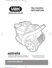 Vax astrata V-095TB Instruction Manual
