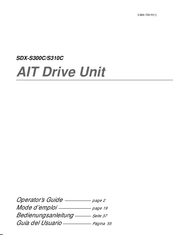 Sony SDX-S300C Operator's Manual