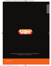 Vax U88-M8-B User Manual