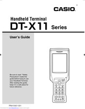 Casio DT-X11 Series User Manual