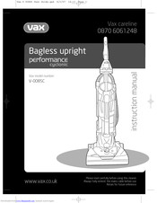 Vax Performance Cyclonic V-008SC Instruction Manual
