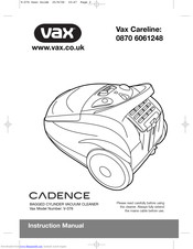 Vax Cadence V-076 Instruction Manual