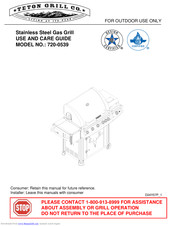Teton Grill 720-0539 Use And Care Manual