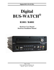 Radio Engineering Industries Digital BUS-WATCH R4001 Hardware User Manual
