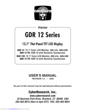 CyberResearch GDR 12-TR User Manual