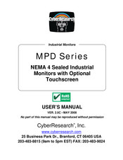 CyberResearch MPD 06AG User Manual