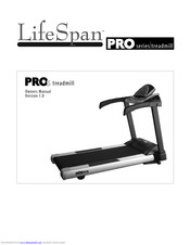 LifeSpan PRO Series Owner's Manual