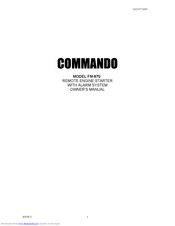Commando FM-870 Owner's Manual
