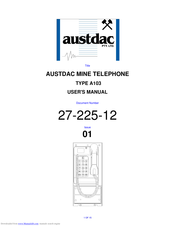 Austdac A103 User Manual