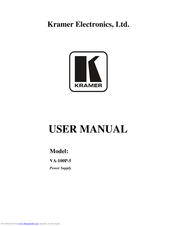 Kramer VA-100P-5 User Manual