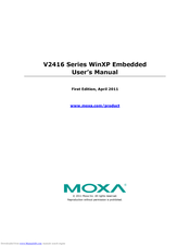 Moxa Technologies V2416-XPE User Manual