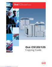 Oce CS125 Copying Manual