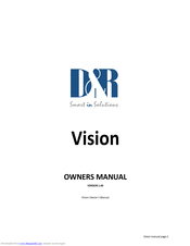D&R Vision Owner's Manual