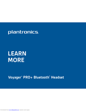 Plantronics Voyager PRO+ Learn More