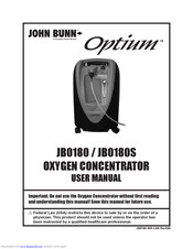 John Bunn Optium JB0180S User Manual